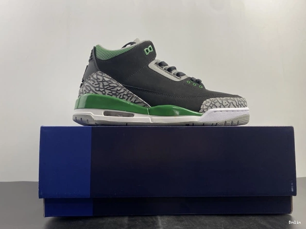 Bmlin Shoes 3 Green Jordan Air CT8532-030 Pine 0812